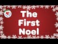 The First Noel with Lyrics Christmas Carol Sung by ...