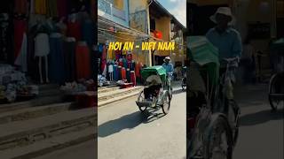 Gliding through Hoi An&rsquo;s timeless streets on a cyclo. #travel #vietnamtravel #hoian #shorts