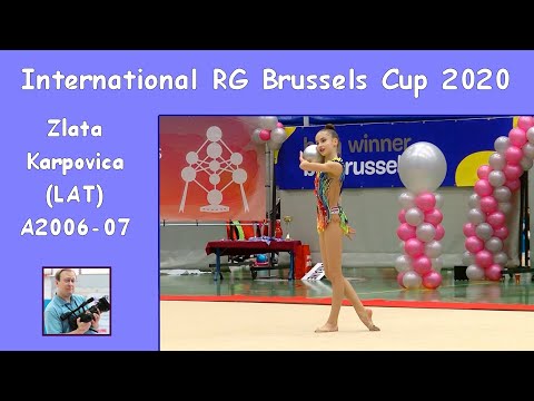 Zlata Karpovica (LAT) - A2006 07 - RG Brussels Cup 2020