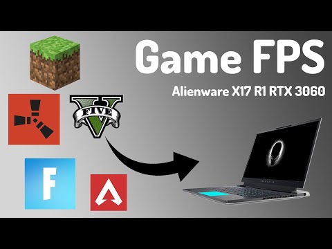 Alienware X17 R1 RTX 3060 Gaming Performance FPS Test