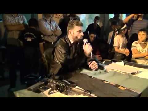 كلمة قائد لواء الصحابي سلمان الفارسي المقدم عبد الحكيم الخطيب في عزاء مجد طه