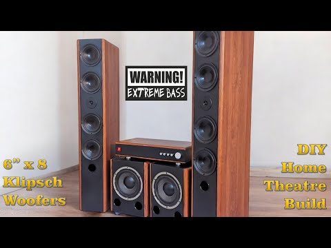 Building GIANT Tower Speakers with 8 Woofers - Ultimate DIY Project