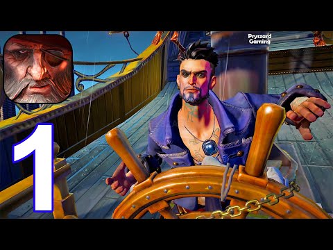 Sea of Conquest: Pirate War - Gameplay Walkthrough Part 1 Tutorial Chapter 1 & 2 (iOS, Android)