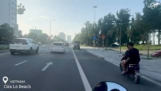 Road to Cua Lo beach