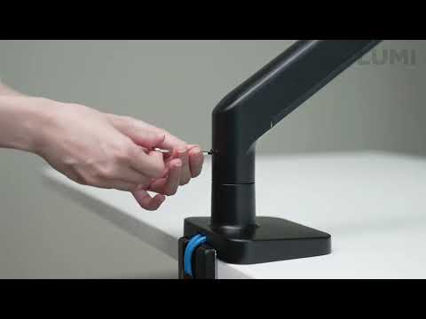 Držák monitoru Brateck LDT60-C012 jedno rameno mechanická pružina Heavy Duty