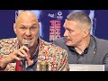 Tyson Fury EXPLODES on Oleksandr Usyk! Both go at it in verbal exchange!