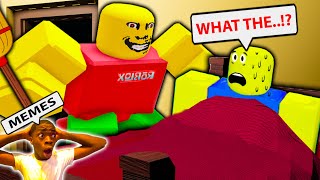 ROBLOX Weird Strict Dad HIDE & SEEK Funny Moments CHAPTER 3 (MEMES) 🛌🏼 | Bacon Strong