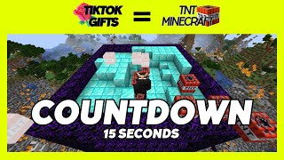 Tiktok Gift to TNT Minecraft Guide with COUNTDOWN || TAGALOG || #minecraft #tiktok #mc