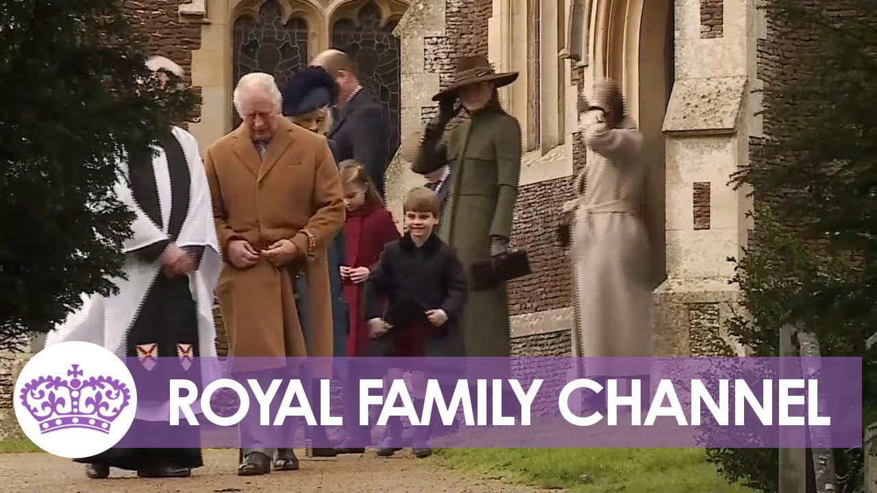 King Charles and Family Depart from Church Service