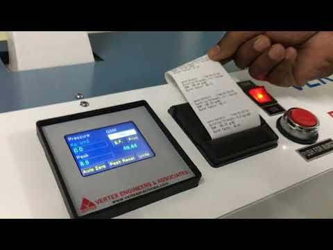 Digital Touch Screen Bursting Strength Tester with inbuilt Printer