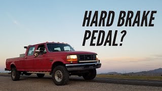 Diagnosing A Hard Brake Pedal : OBS Powerstroke