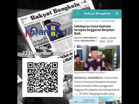 Top News Koran RB, Rabu, 27 Desember 2023