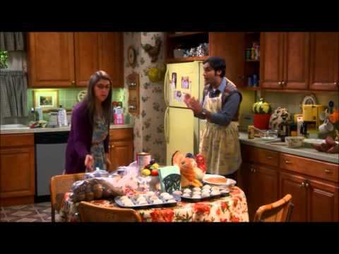 Raj Prissy On His Thanksgiving cooking (TBBT: 7X09 The Thanksgiving Decoupling)