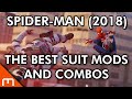 Spider Man 2018 BEST Suit Mods Combos PS5 Footage
