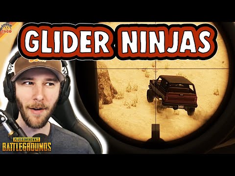 chocoTaco and Halifax are Sneaky Glider Ninjas - PUBG Duos Gameplay