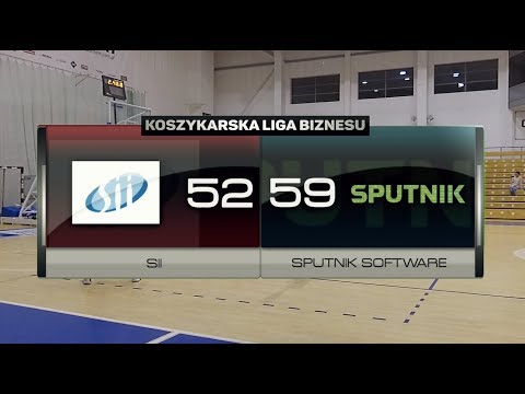 SII vs Sputnik Software - X kolejka - II Liga Poznań - Koszykarska Liga Biznesu