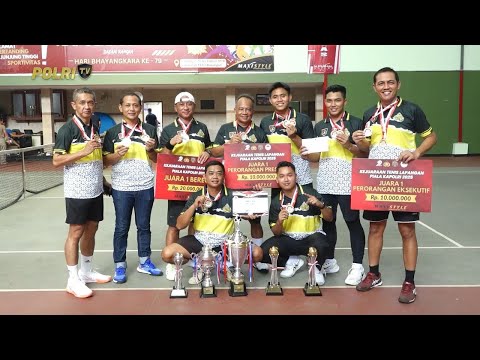 PRESISI UPDATE : TIM LEMDIKLAT POLRI RAIH JUARA DI PERTANDINGAN TENIS PIALA KAPOLRI 13/07/2025 13.00