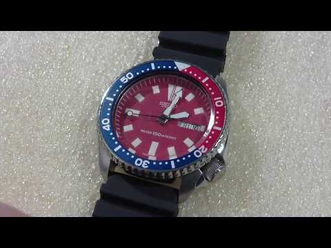 Installing stem washer, Seiko, 6309-729A diver