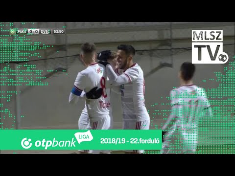 Varga Kevin gólja a Paksi FC – DVSC mérkőzésen
