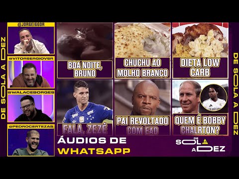 QUAIS SÃO OS MELHORES ÁUDIOS DE WHATSAPP DO BRASIL? REAGIMOS E CRAVAMOS! | DE SOLA A DEZ