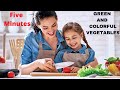 Vegetables For Kids Green And Colorful Vegetables White Inside Kids Education 2020