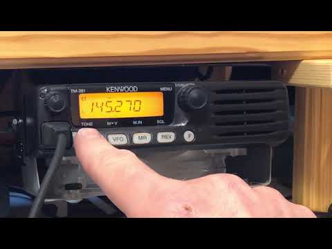 Kenwood tm-281: setting up DCS starting in VFO