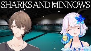 【Sharks and Minnows】人喰いザメがいるプールを脱出する双龍会【にじさんじ/リゼ・ヘルエスタ/加賀美ハヤト】