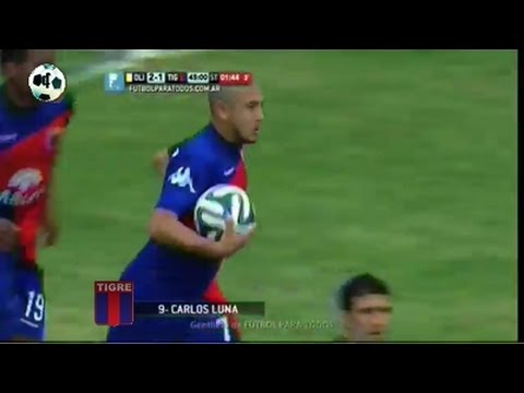 Gol Carlos Luna - Olimpo 2 Vs Tigre 1 - Primera División 2014