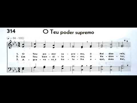 Hinário 5 CCB - Hino 314 - O Teu poder supremo - Strings - Teclado Yamaha PSR S670