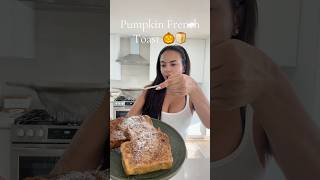 PUMPKIN FRENCH TOAST RECIPE?! 🎃🍞🍁🍂 #beginnerchef #easy #recipe