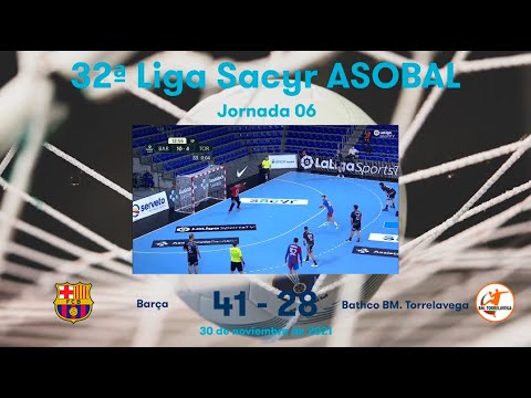 32ª Liga Sacyr ASOBAL J06: Barça - Bathco BM. Torrelavega 41-28
