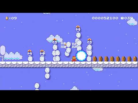 p 226 SPEEDRUN in snowland by pedritopin 🍄 Super Mario Maker 2 🍄 No Commentary aaj