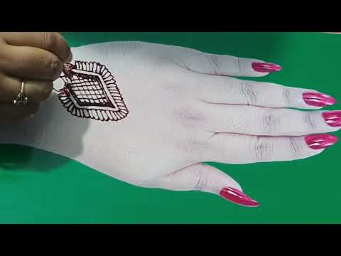 Flower Mehndi Design for Back Hand | Beautiful Mehndi Design | Wahiba's Creation