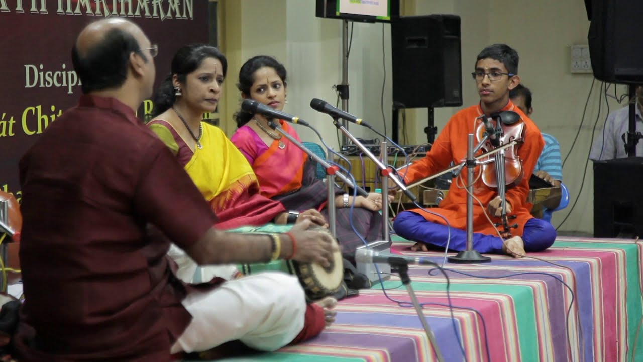 Srinath Hariharan Accompanies Akkarai Sisters- Padmavati Ramanam - Poorvikalyani