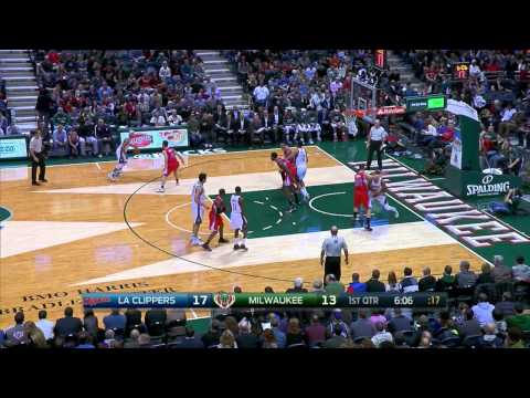 Jabari Parker Highlights Clippers vs. Bucks 12.13.2014 - 12 Points, 5 Rebounds