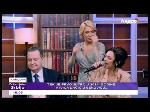 Ivica Dačić i Ljupka Stević "Kad zamirišu jorgovani" uživo na Happy