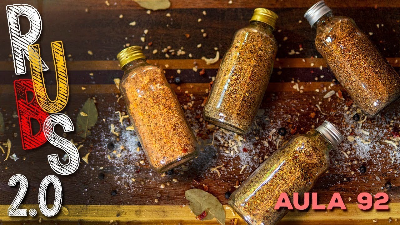 Aula 92 - Rubs 2.0 (Como fazer Rub para Defumação) / Cansei de Ser Chef