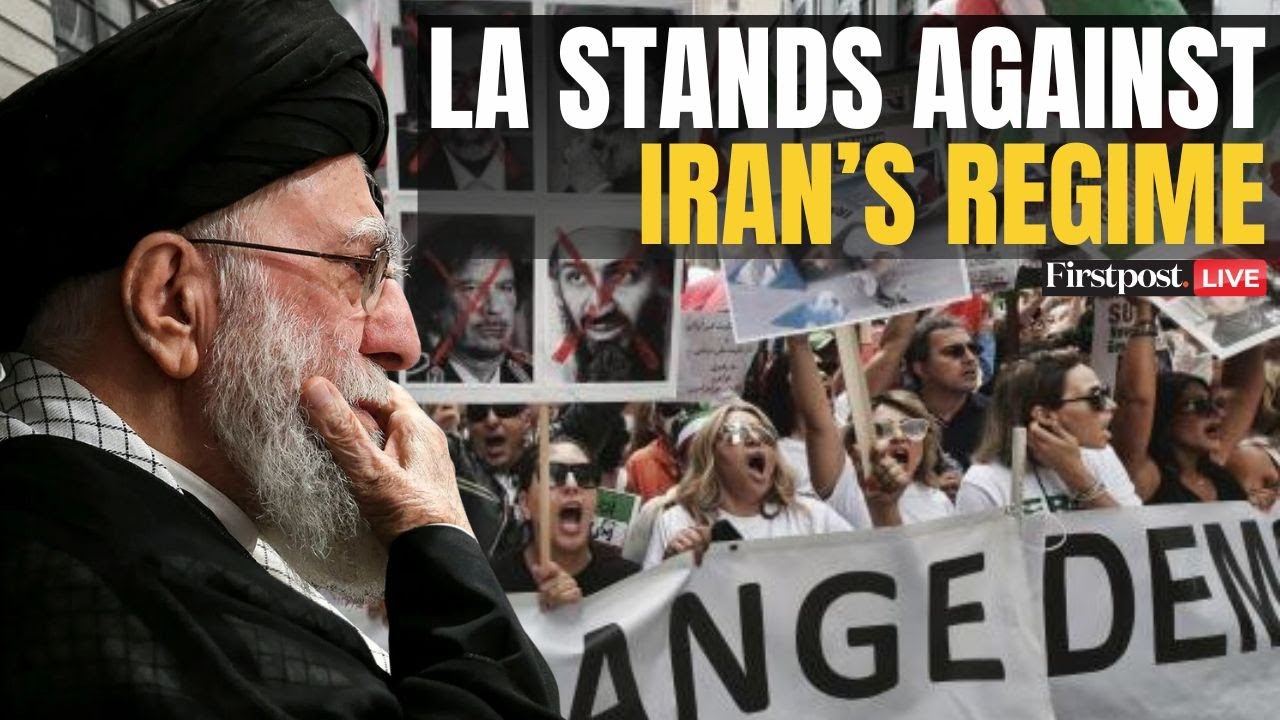 LIVE: Iran Protest Erupts In Los Angeles | Massive Anti-Iran Regime Rally In Downtown LA | Firstpost