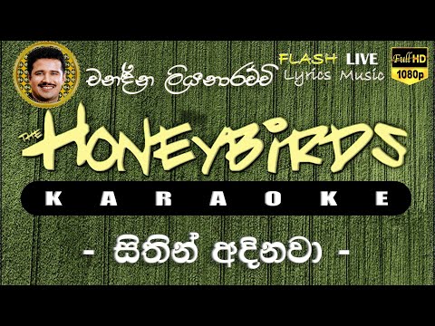Sithin Adinawa Karaoke (Without Voice) සිතින් අදිනවා කැරෝකේ
