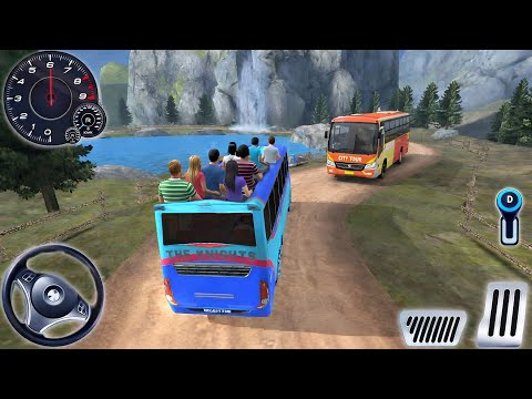 Modern Bus Driver Game | Passenger Pick & Drop | City Bus Simulator offroad journey 