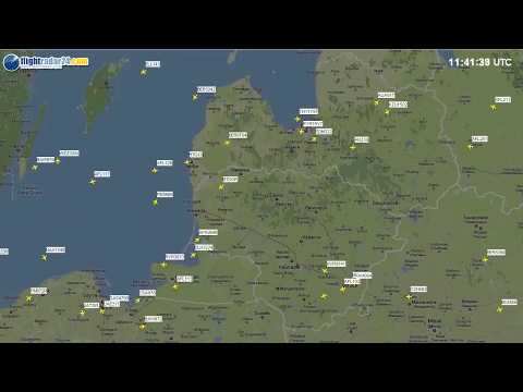A day of Baltic air traffic 2010