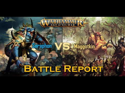 Age of Sigmar Battle Report: Seraphon vs Maggotkin of Nurgle