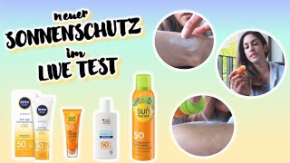SPF im TEST ☀️ Nivea, Sundance DM, Garnier! Werbeversprechen, Anwendung & Fazit | Angela Mel