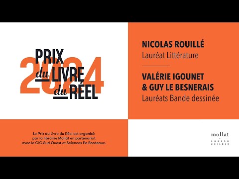 Prix du Livre du Réel 2024 - Valérie Igounet, Guy Le Besnerais & Nicolas Rouillé