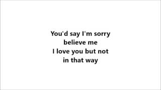 Sam Smith-Not In That Way/Can&#39;t Help Falling In Love Lyrics