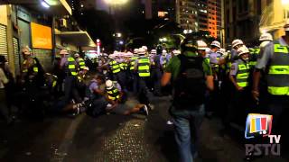 Polícia Militar detém imprensa na manifestação de São Paulo