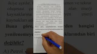 6. Sınıf Sosyal Bilgiler 5. Ünite 2. Kazanım Yeni Nesil Soru