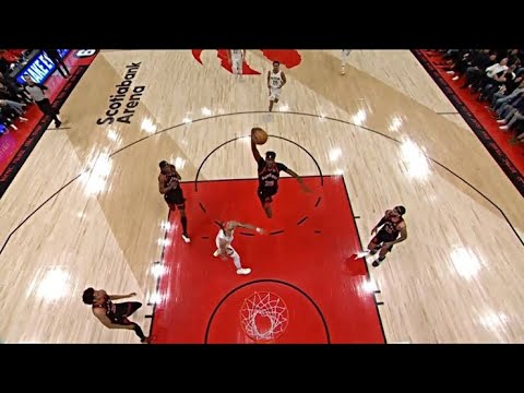 Chris Boucher FREE THROW LINE DUNK!!!
