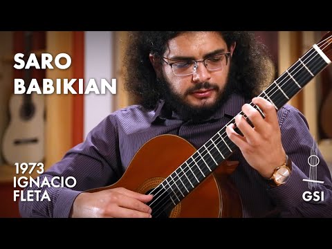 Shnorhali & Yekmalyan's "Amen, Hayr Sourp" played by Saro Babikian on a 1973 Ignacio Fleta e hijos