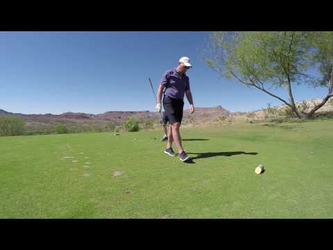 Playing Hole #13 at Blackjack's Crossing - Lajitas Golf Course